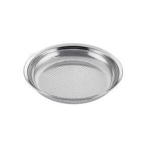 18-8HACCPパンチング盆ざるボール 18cm ハサップ対応シリーズ 業務用 ステンレス製 衛生的 ザル (9-0265-0802)