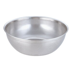 18-8 HACCPパンチング浅型ざる 46cm ハサップ対応シリーズ 業務用 ステンレス製 衛生的 ザル 水切り 【ISF_TKG】 (9-0265-0606)