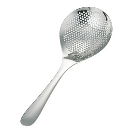 お玉・レードル 「お玉+しゃもじ」のニューアイテム！ ののじ　18-8ステンレス製　穴明きオタモ　小　LTM-H01　(1-0469-1302)