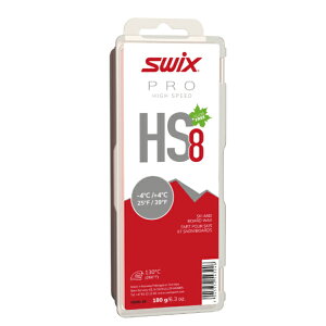 SWIX スウィックス (HS08-18) HS8 レッド レーシングワックス トレーニングワックス 180g -4〜+4C PRO High Speed HS スノーボード スキー ウィンタースポーツ メンテナンス 冬 アルペン 雪山