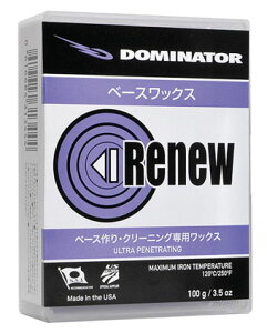 DOMINATOR h~l[^[ (RNPL) RENEW SERIES BASE WAX RENEW PURPLE j[p[v 400g Xm[{[h XL[p PA bNX wax e eiXpi