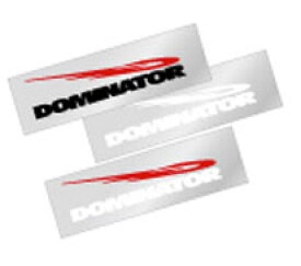 DOMINATOR ドミネーター (STA) ACCESSORIES ドミネーターステッカー3枚組 シール かっこいい スキー板 スノボー板に