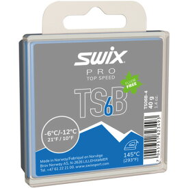 SWIX スウィックス (TS06B-4) TS6 ブラック レーシングワックス アイスバーン 摩擦係数の多い雪 汚雪対応 -6～-12C PRO Top Speed TSB スノーボード スキー ウィンタースポーツ メンテナンス 冬 アルペン 雪山