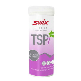 SWIX スウィックス (TSP07-4) TS6 パウダー バイオレット 40g レーシングパウダーワックス メンテナンス スキー スノーボード