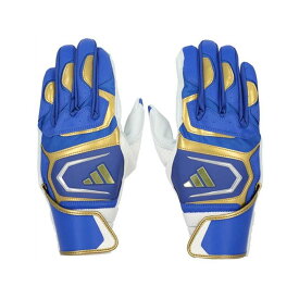 adidas アディダス バッティンググラブ バッティング手袋 LBG103 ブルーゴールド