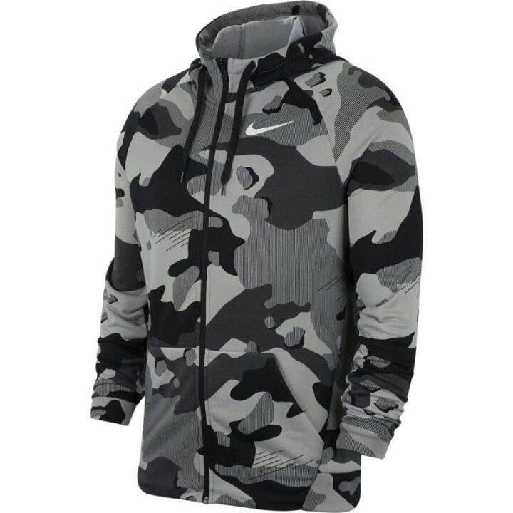 楽天市場 Nike ナイキ Dri Fit フルジップ ジャージ メンズ カモ柄 トレイル ジム トレーニング 速乾性 迷彩柄 フーディ フリース Cmo Gfx Bv2719 ライトスモークグレー Kyoeisports楽天市場店