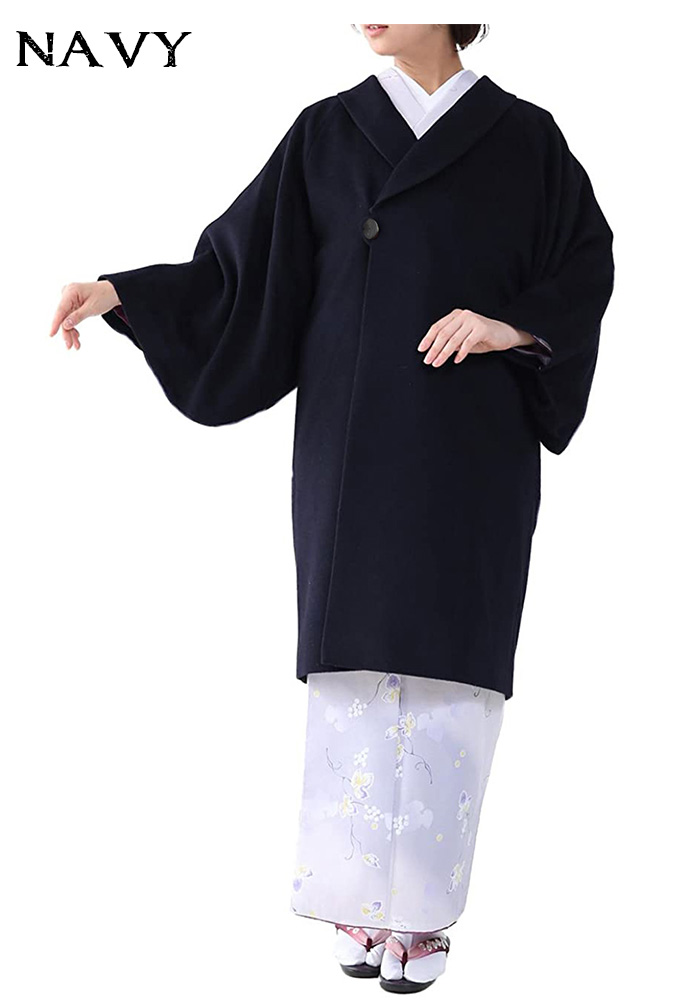 楽天市場】(着物コート カシミア混 9043) 着物 コート 冬 2colors 女性 