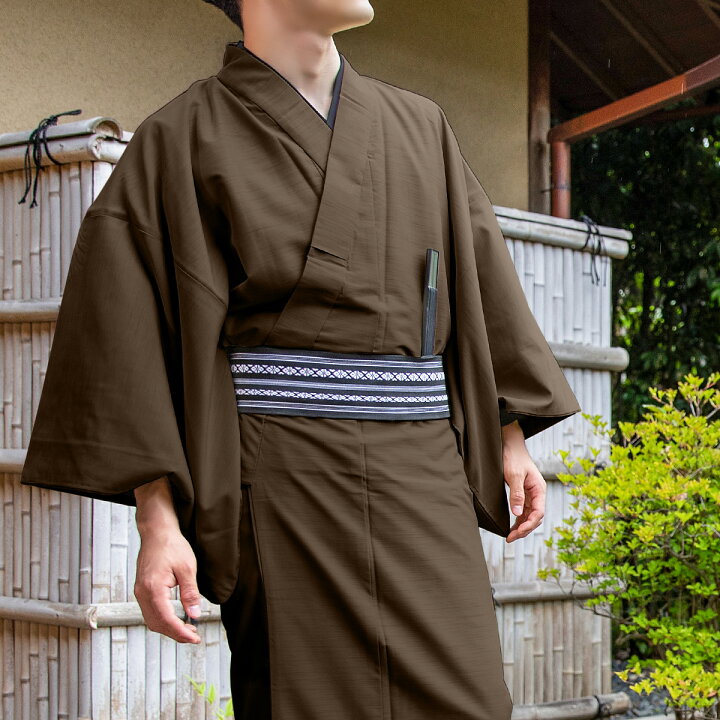 楽天市場】(男単衣) 洗える着物 単衣 9color 洗える 着物 メンズ 男性 