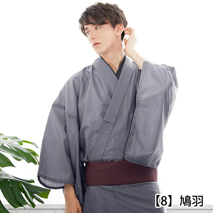 楽天市場】着物 メンズ 夏 絽 夏着物 洗える 夏物 男性 男 男着物 色