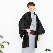 楽天市場】絽 男 羽織（カラーブラック）（メンズファッション）の通販