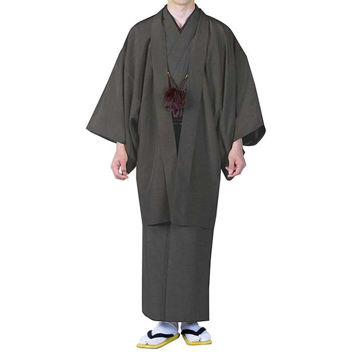 楽天市場】男アンサ 正絹 着物 正絹 袷 セット 5color 羽織 