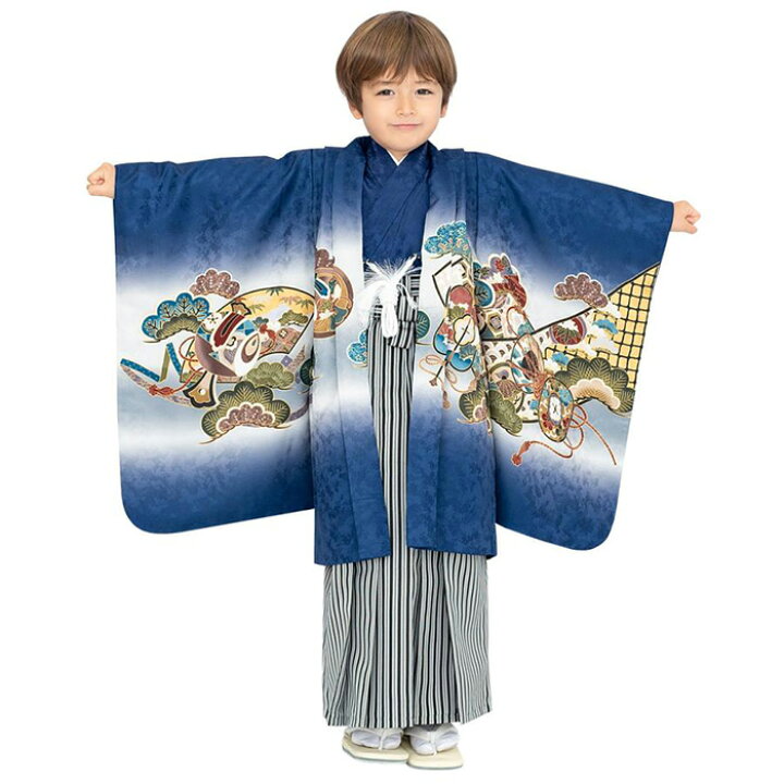 楽天市場】【豪華安心12点フルセット】 七五三 着物 男の子 5歳 袴 