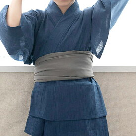 浴衣 子供 セット 男の子 【 浴衣セット 2点 綿麻浴衣 bi 楊柳G 】 キッズ ジュニア 可愛い ボーイズ 兵児帯 9色展開 小学生 中学生 110 120 130 140 150 (rg)