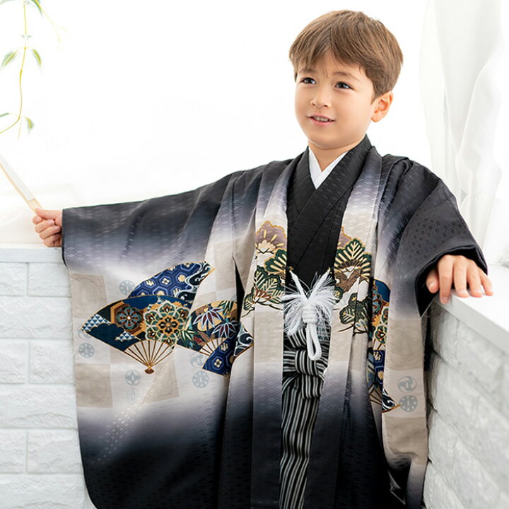 楽天市場】七五三 着物 男の子 5歳 フルセット 袴 購入 販売 鷹兜松 