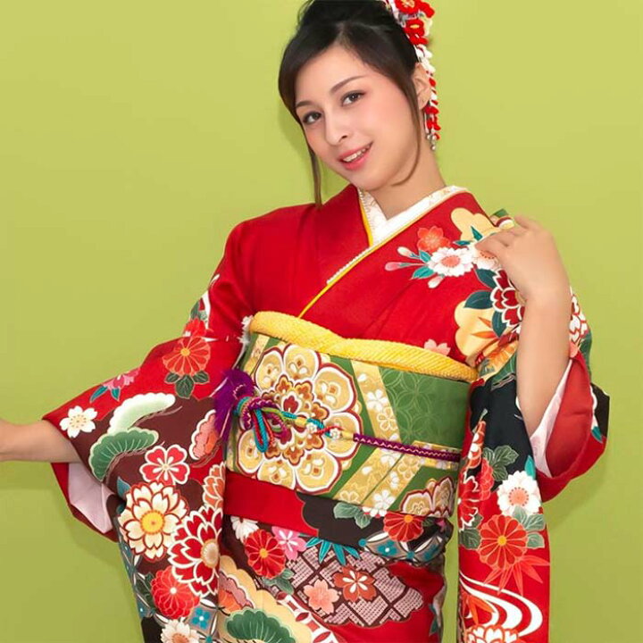 楽天市場】《振袖6点セット 絵羽》振袖 成人式 振袖着物 中振袖 女性