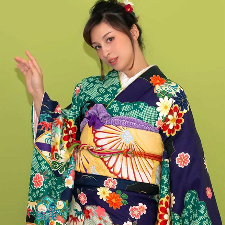 楽天市場】《振袖6点セット 絵羽》振袖 成人式 振袖着物 中振袖 女性