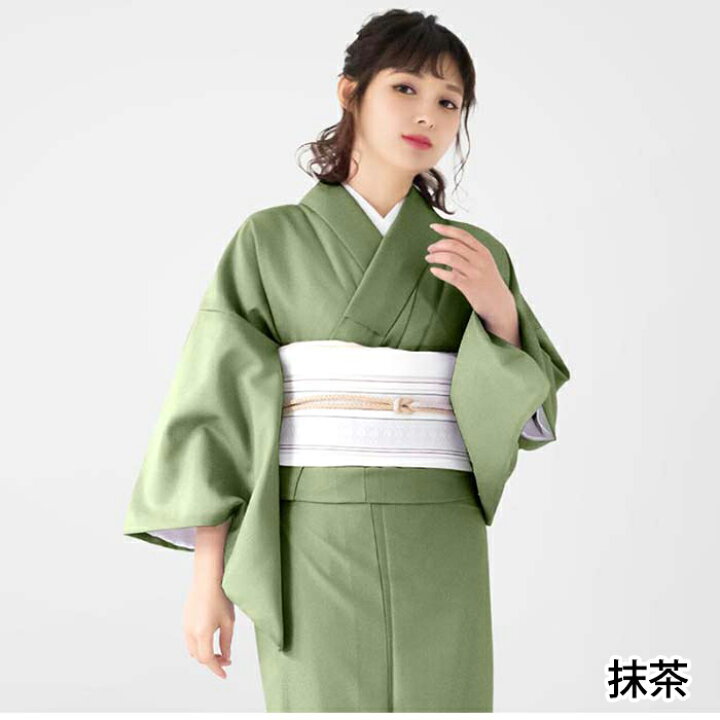 楽天市場】(女袷) 洗える着物 袷 13colors sサイズ 色無地 着物 