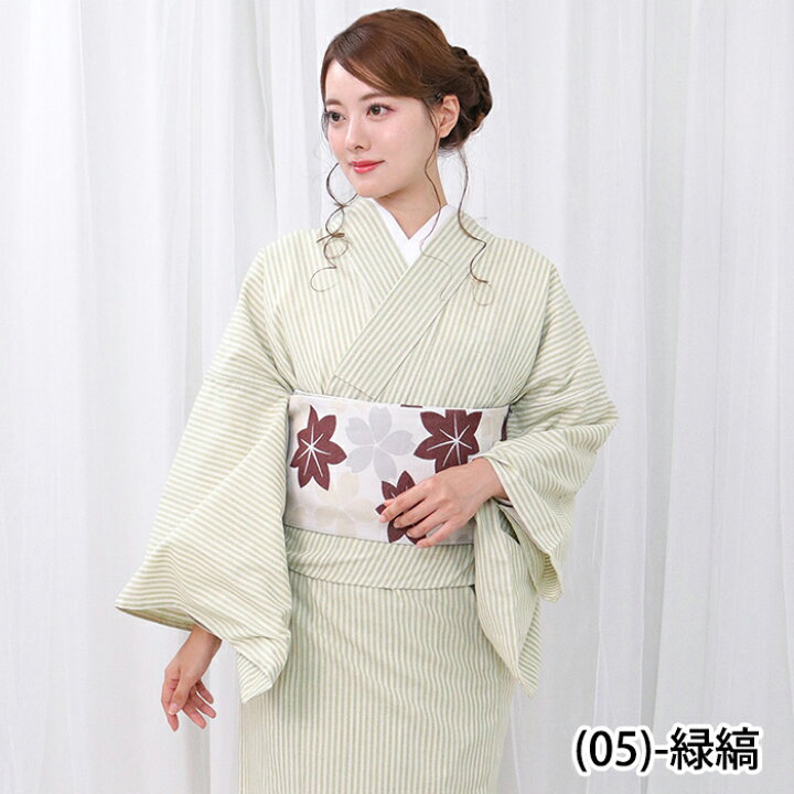 楽天市場】(綿混単衣着物275) 洗える着物 夏着物 単衣 レトロ モダン
