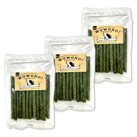 犬 デンタルガム ガム 国産 無添加 デンタルスティック 桑の葉入り 栄養補給 20本 ×3袋セット Wowono! premium ワオーノ! プレミアム 獣医師監修 おやつ 犬用ガム 健康維持 栄養価満点 無着色 桑の葉パウダー ワオーノ