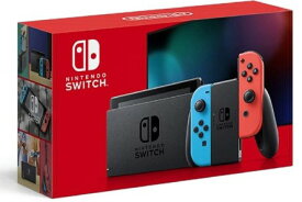 Nintendo Switch 本体 (ニンテンドースイッチ) 【Joy-Con (L) ネオンブルー/ (R) ネオンレッド】 (バッテリー持続時間が長くなったモデル)