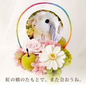 【日付指定可】お彼岸 ペット お供え プリザーブドフラワー 花 お彼岸 『 虹の橋 』 犬 お悔やみ 贈り物 ペット供養 お供え物 仏花 アレンジメント 造花 ミニ 供養花 献花 命日 供花 法要 御仏前 仏壇 仏壇用 お供え花 即日発送 四十九日 一周忌 猫 うさぎ 鳥 プリザ