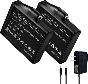 �d�M�O���[�u��p �o�b�e���[ 7.4V 5000mAh 2�Z�b�g PSE�F�؍� DC3.5mm �݊� �[�d��t�� �d�M��� �d�M�\�b�N�X �d�M�x�X�g �n���h�E�H�[�}�[�Ή� �\�� �����p