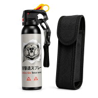 熊撃退スプレー 熊よけスプレー 改良モデル 300ml 大容量 3〜10m長距離噴射 最大30秒連続噴射 カプサイシ…
