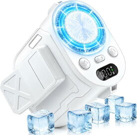 腰掛け扇風機 冷却プレート付き ベルトファン 10000mAh 携帯扇風機 ペルチェ冷却 首掛け 扇風機 ハンディファン 卓上 強力送風 USB充電 Type-C モバイルバッテリー LEDライト 5WAY 熱中症対策 作業服 アウトドア キャンプ 通勤 通学