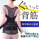 【今すぐ使えるクーポンあり】《高評価4.27》骨盤からととのえるメッシュの背筋サポーター 理学療法士監修 ぐいっと 背筋 骨盤 肩甲骨 姿勢 ベルト グイっと 猫背 S字ライン 整える 姿勢矯正ベルト 猫背矯正ベルト 男性 女性 兼用 サポーター ベルト 美姿勢 矯正 背筋 補正