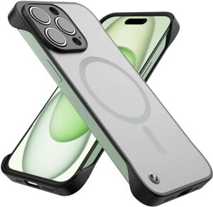 iPhone15plus�P�[�Xmagsafe�Ή��t���[�����X�}�O�Z�[�t�P�[�Xframelesscase�V�^���^�y�ʉ��΂݂Ȃ������Y�ی�X�����O���b�v�������₷�����C�����X�[�dMagSafe�Ή�6.7�C���`�A�C�t�H��