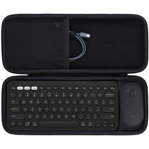 Lebakort���[�P�[�X�ƌ݊����̂���Logicool���W�N�[��PEBBLE KEYS 2 K380sGR ���C�����X�L�[�{�[�h + PEBBLE MOUSE2 M350sGR���C�����X�}�E�X �Z�b�g (�u���b�N �P�[�X)