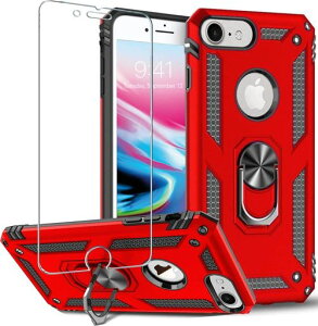 FolmeikatiPhone8�P�[�X�AiPhone7�P�[�X�AiPhone6s/6�P�[�X�X�N���[���v���e�N�^�[360������]�����O�L�b�N�X�^���h�z���_�[�O���b�v�������C�����v���[�g�A�[�}�[�w�r�[�f���[�e�B�[�V���b�N�v�c