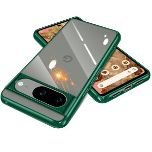 【Fuleeyuhn】GooglePixel8ケースクリア耐衝撃黄変防止耐久性ピクセル8カバー透明TPU素材薄型軽量落下防止擦り傷防止スマホケースストラップホール付きワイヤレス充電対応グーグルピクセル8