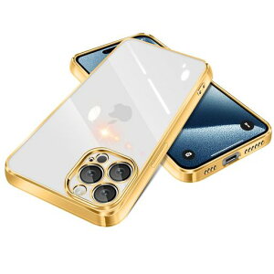 iPhone15promaxケースクリア(2023モデル、6.7インチ専用)耐衝撃耐摩擦黄変防止耐久性アイフォン15promaxカバー透明TPU素材スマホケース衝撃吸収メッキ加工ソフトケースストラップホール付き薄型