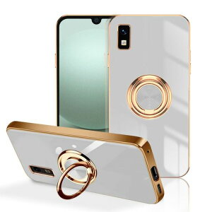 LuFiYaAQUOSwish3|SH-53D用ケースリング付きカバーTPU素材スタンド機能アクオスwish3スマホケース軽量耐衝撃薄い擦り傷防止落下防止車載ホルダー360°回転ケースAQUOSwish3