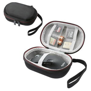 Fenmic Logitech M750 M650 M720 M330 �}�E�X �Ή� ���[�P�[�X ���C�����X ���^�}�E�X�P�[�X EVA�n�[�h �g�їp���[�o�b�O (�u���b�N)