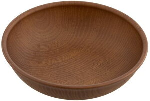 正和ShowaNHhome木目樹脂ラウンドプレートSブラウンクリーンコート電子レンジ・食洗器対応日本製軽い割れにくい食器アウトドア4979487