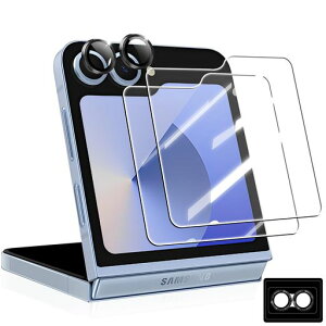 KakukiForGalaxyZFlip6�K���X�t�B����*2��+�J�����t�B����*1�Z�b�g�M�����N�V�[ZFlip6SC-54E�ی�t�B�������Ɏq�f�ސ��w��F�ؑΉ��ϏՌ��t���ی�t�B�����w��h�~�C�A�[�������z��