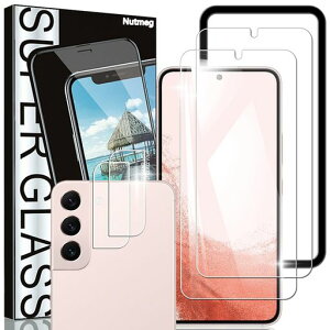 Nutmeg�y�K�C�h�g�t��2��+2���zGalaxyS22�p�̃K���X�t�B����2��+GalaxyS22�p�̃J�����t�B����2���y���{���Ɏq�f�ސ��zGalaxyS225GSCG13SC-51C�p�̃t�B�����M�����N�V�[S22