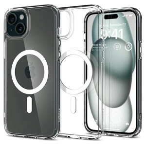 Spigen�y�n��18�N�̋Z�p�́ziPhone15Plus�P�[�X�N���AMagSafe�Ή��ČRMIL�K�i�E���g���E�n�C�u���b�h�E�}�O�t�B�b�gACS06660(�z���C�g)