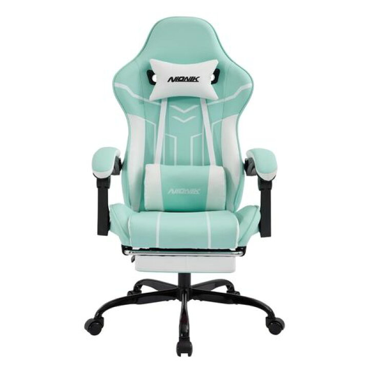 楽天市場】NIONIK ゲーミングチェア オットマン付き 幅広座面 