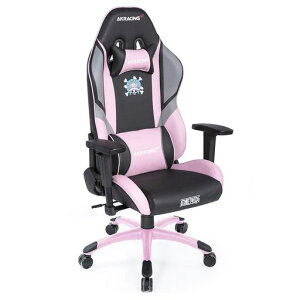 AKRacingゲーミングチェアデスクチェアONEPIECEチョッパーピンクゲーミングチェアワンピースコラボモデル高耐久PUレザー180度リクライニング在宅リモート