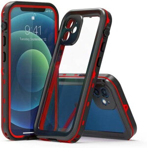 iPhone14Plusケース防水ケースクリア完全防水防塵防雪耐衝撃ワイヤレス充電対応クリア前カバーと透明バックカバーの組み合わせiPhoneケースカバーストラップ付き米軍MIL規格取得アイフォン…