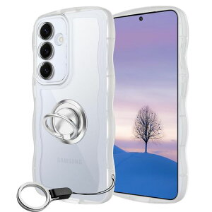 GalaxyS24FE�P�[�X�N���A�E�F�[�u�����O�t��TPU�g��̃o���p�[�����X�}�z�P�[�X���킢�����˂��˃M�����N�V�[S24FE�E�F�[�u�f�U�C�������؍������p���^�l�C�������ϏՌ�