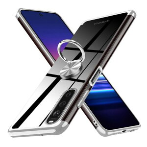 Xperia10IIIP[XONAϏՌSO-52B/SOG04Jo[TPUyʔ^Xgbvz[tϖh~360°]ԍڃz_[2-XP10III-04