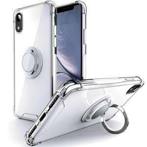 SHIELDSUP�݊��iiPhoneXR�p�P�[�X�����O�t���ϏՌ��ϋv���菝�h�~����~�߃X�^���h�@�\�y�ʔ��^�N���ATPU�����J�o�[6.1�C���`�A�C�t�H��xr�p�P�[�X-�N���A