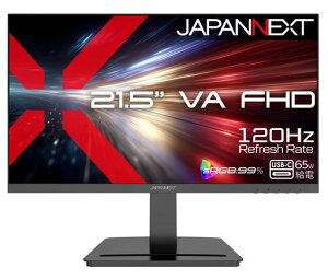 JAPANNEXT21.5�C���`VA�p�l�����ڃt��HD(1920x1080)�𑜓x�t�����j�^�[JN-215V120F-C6HDMIDPUSB-C(�ő�65W���d)sRGB:99%HDR120Hz�y2�N�ۏ؁z