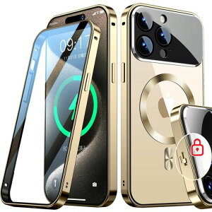 Rosycover ��Phone 15 Pro Max �p�� �P�[�X Mag-safe�Ή� [�V�����̈�̌^�����Y�E���J�j�J�����b�N] [360°�S�ʕی�E���ʋ����K���X][�{�̂̐F�ECD Mag-safe�����O]�}�O�Z�[�t ���C�����X�[�d�Ή�