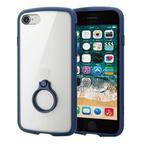 �G���R��iPhoneSE(��2����/��3����)/8/7�p�P�[�X�ϏՌ��w�ʃN���ATOUGHSLIMLITE�l�C�r�[PM-A22STSLFCRNV