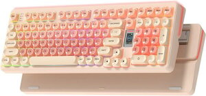 Womier WK98 ���C�����X ���J�j�J���Q�[�~���O�L�[�{�[�h �e���L�[�t�� 98%�R���p�N�g LCD�X�}�[�g�f�B�X�v���C 3���[�h�ڑ� Bluetooth 5.0/2.4GHz/USB-C �����ς݃X�C�b�` �K�X�P�b�g�\�� RGB�o�b�N���c